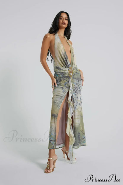 Jaded London Stylish Cindy Plunge Dress