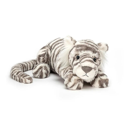 Jellycat Sacha Snow Tiger Kids On Wheelz