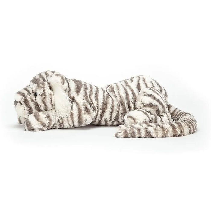 Jellycat Sacha Snow Tiger Kids On Wheelz