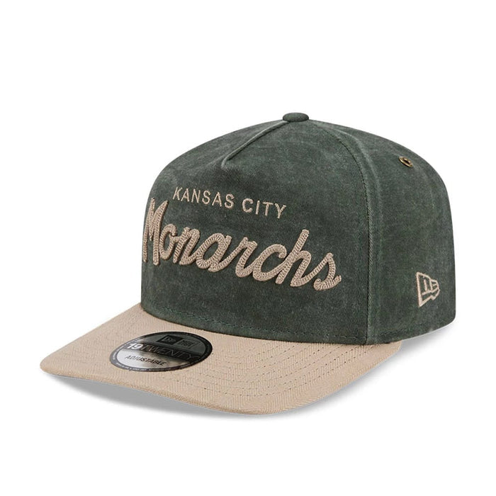Pictured is this MLB Negro League Kansas City Monarchs 19TWENTY cap in dark green. 3