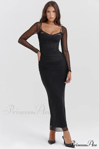 Katarina Black Maxi Dress | Dress In Beauty