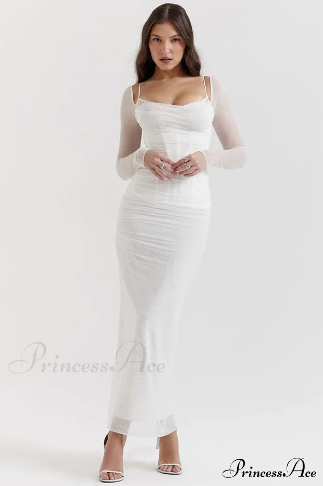 Katarina Black Stylish Maxi Dress