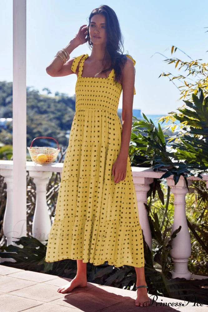 Katie Smocked Maxi Dress | Dress In Beauty
