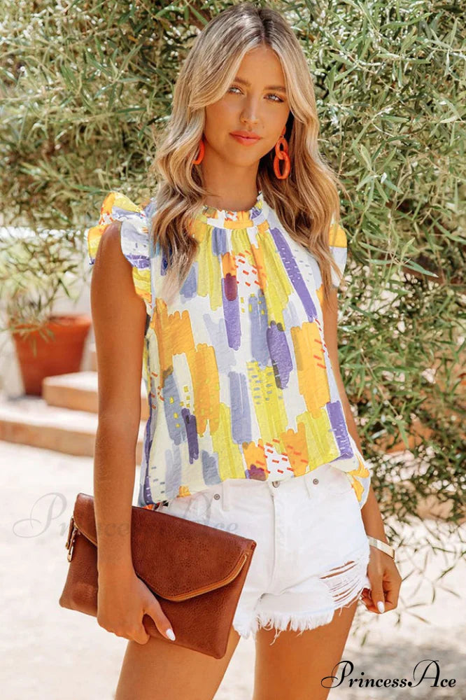 Kiera Flutter Sleeve Blouse | Dress In Beauty