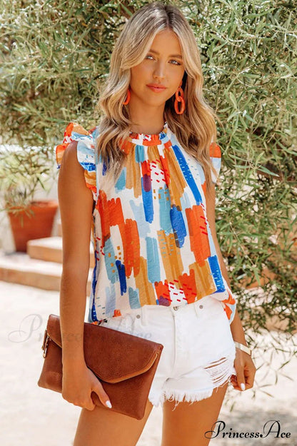 Kiera Flutter Sleeve Blouse | Dress In Beauty