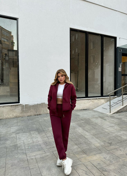 KOSTUM SPORTIV BURGUNDY