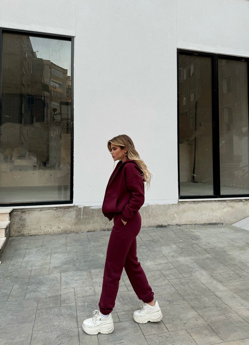 KOSTUM SPORTIV BURGUNDY