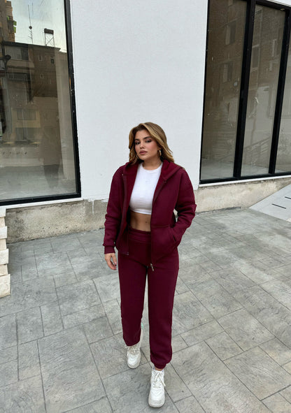 KOSTUM SPORTIV BURGUNDY