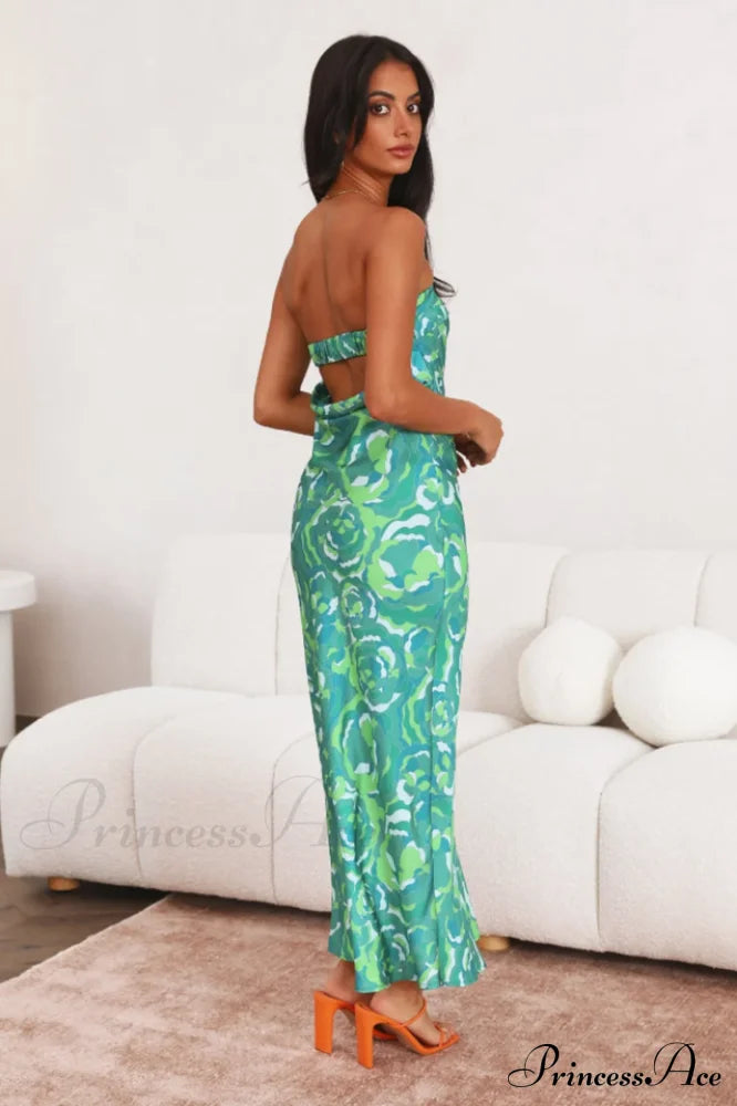 Kyra Satin Stylish Midi Dress