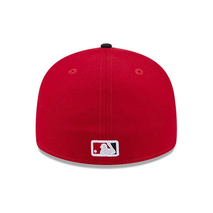 Pictured is this MLB Spring Training 2026 LA Angels Low Profile 59FIFTY Fitted cap in red. 7