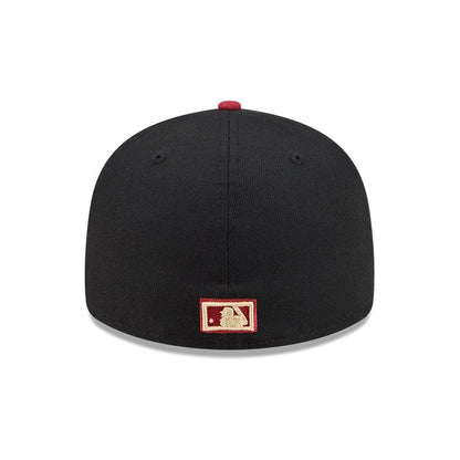 Pictured is this MLB Team Cards LA Angels 59FIFTY Fitted cap in black. 7