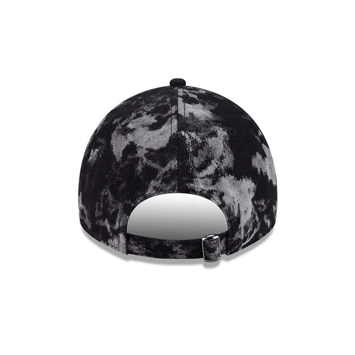 Pictured is this MLB Bleached Denim LA Dodgers 9TWENTY A-Frame cap in black. 6