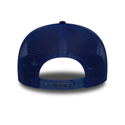 Pictured is this MLB Circles LA Dodgers 9SEVENTY Stretch Snap cap in dark blue. 5