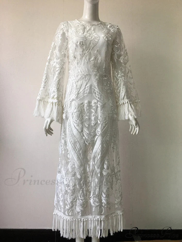 Lace Spaghetti Graceful Strap Irregular Dress Dresses