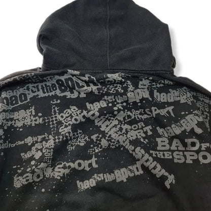 Letter Graphic Zipper Hoodie