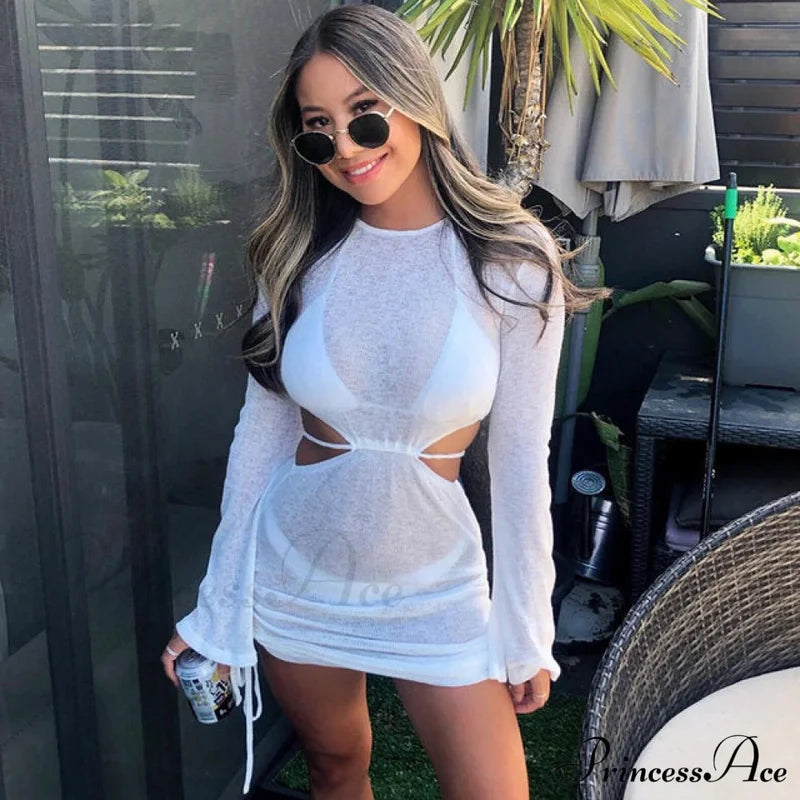 Lily Elegant Knitted Dress Dresses