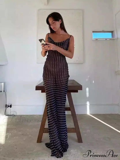 Lolita Elegant Maxi Dress Black / S