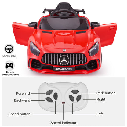 Mercedes Benz AMG GTR 12V 1 Seater Ride On With Parental Control