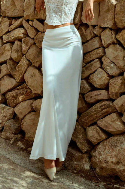 Mermaid knit skirt