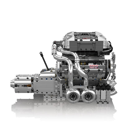 Mould King 8.0L W16 Quad Turbo Engine - 2024Pcs