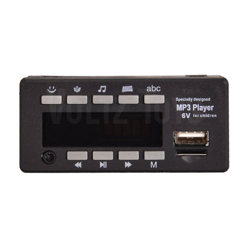 MP3 Media Player for 6V Ride-on Cars