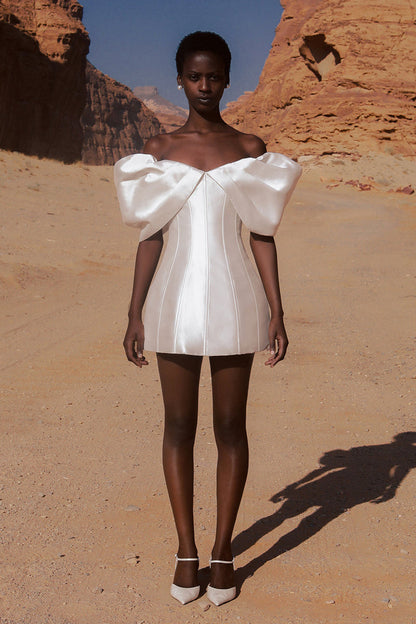 Nadal Dress - White - SHOPJAUS - JAUS