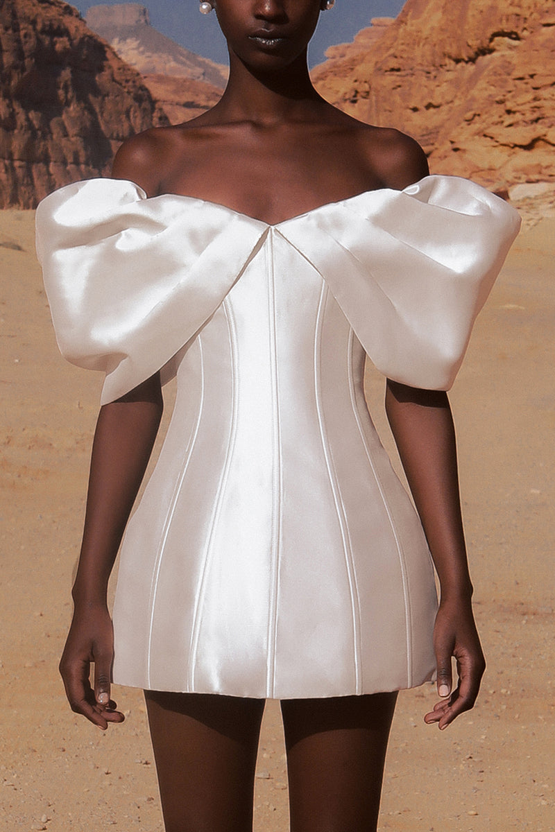 Nadal Dress - White - SHOPJAUS - JAUS