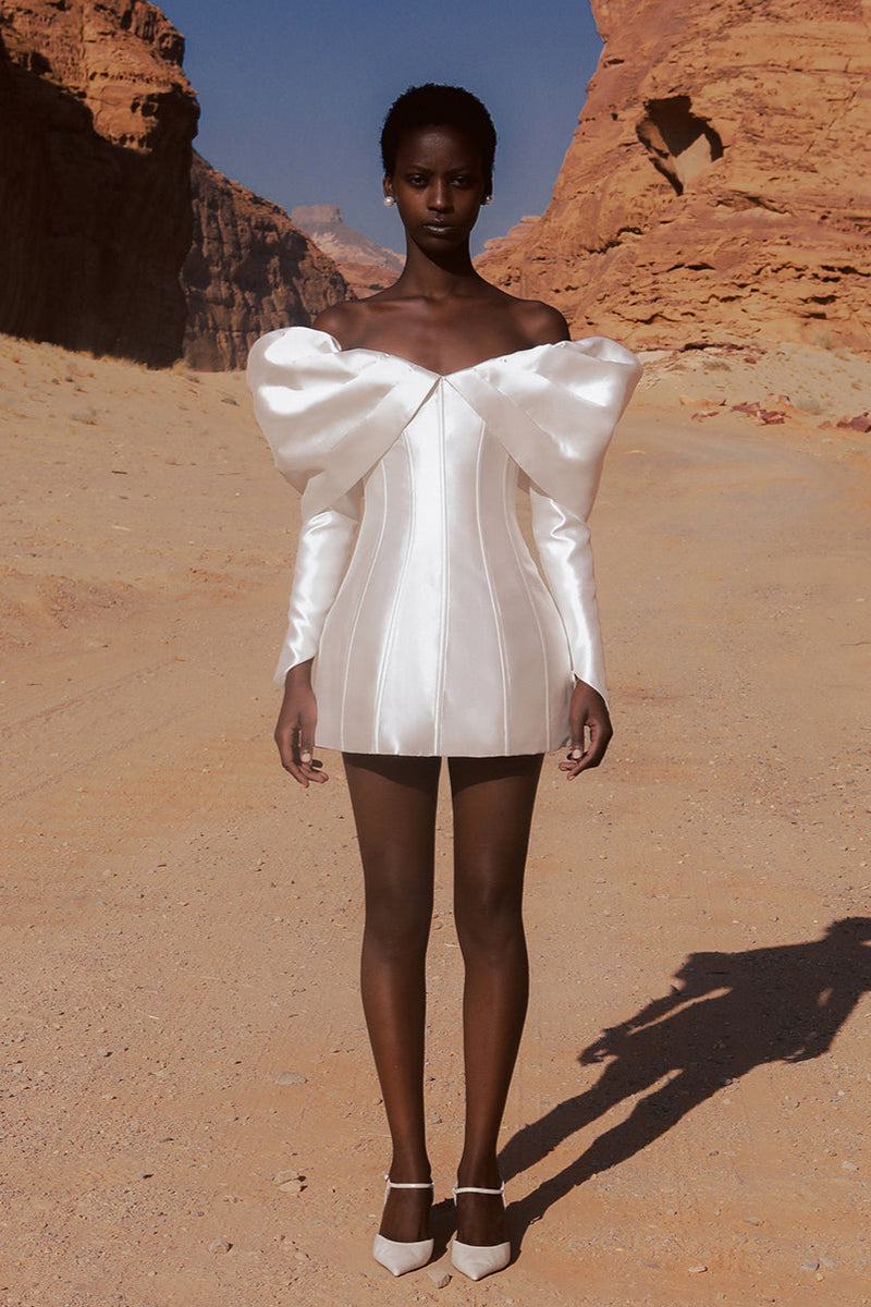 Nadal Dress - White - SHOPJAUS - JAUS