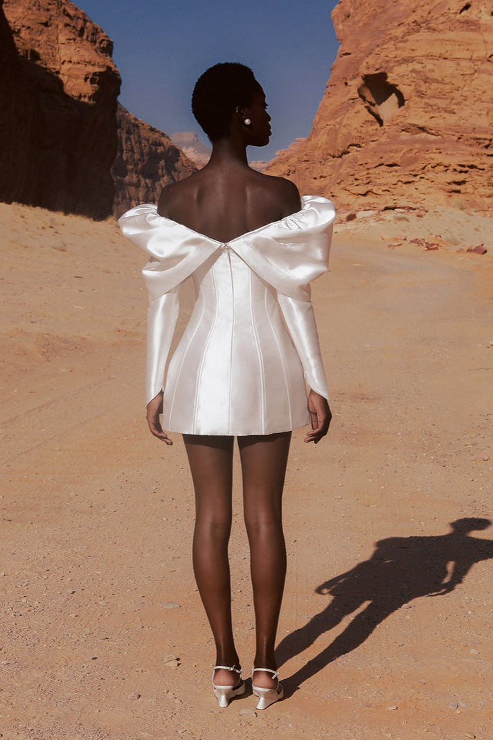 Nadal Dress - White - SHOPJAUS - JAUS