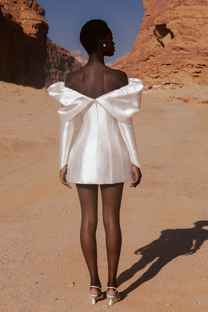 Nadal Dress - White - SHOPJAUS - JAUS