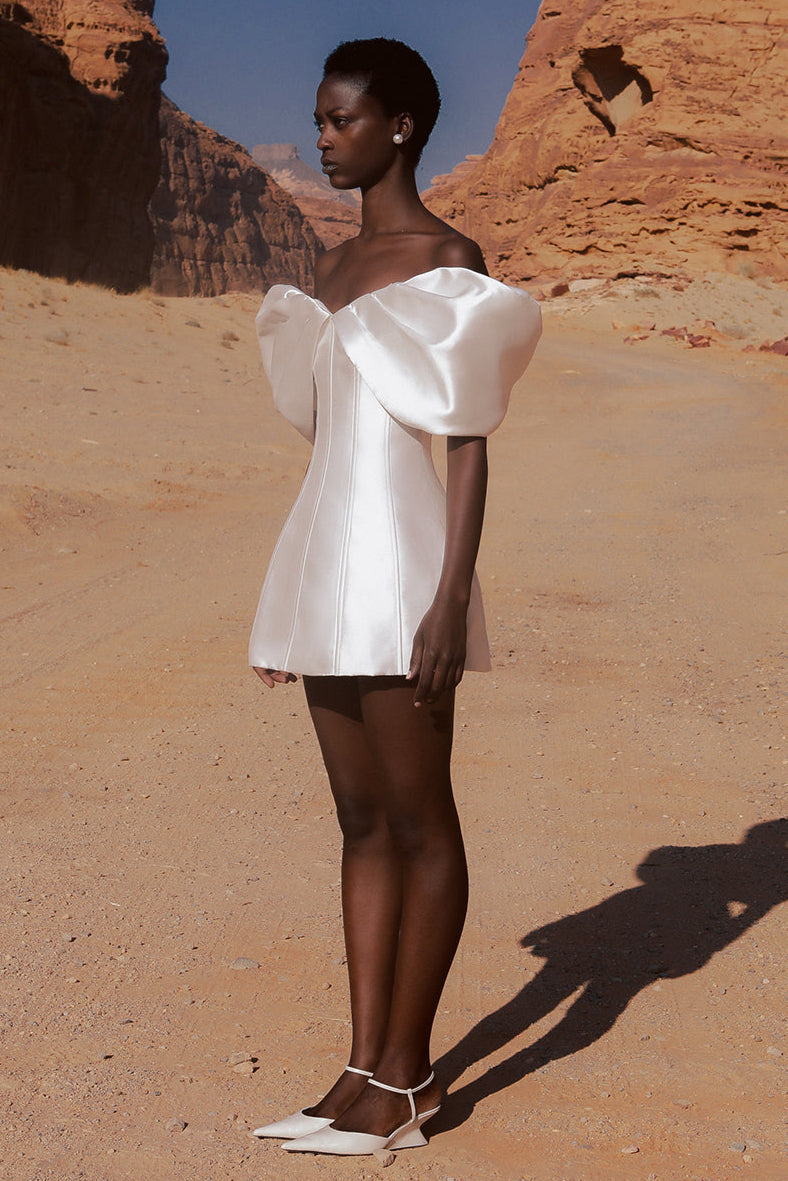 Nadal Dress - White - SHOPJAUS - JAUS