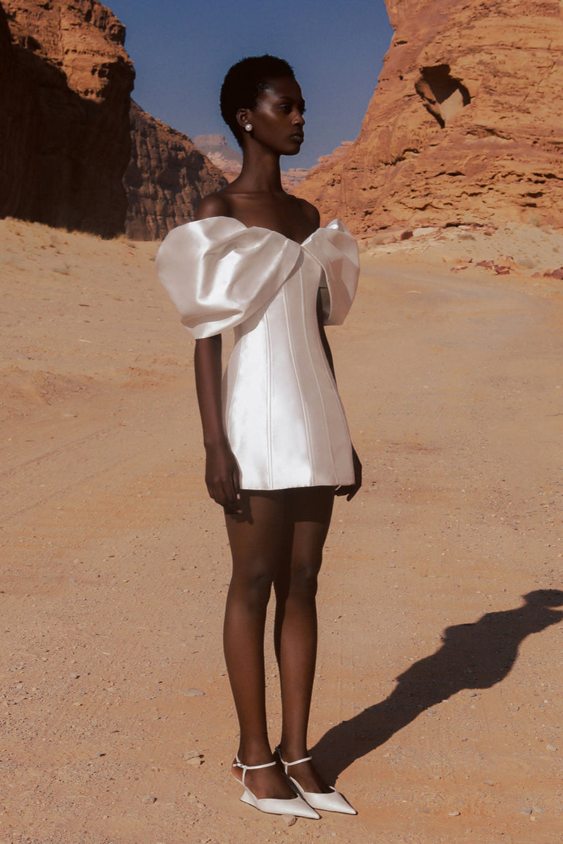 Nadal Dress - White - SHOPJAUS - JAUS