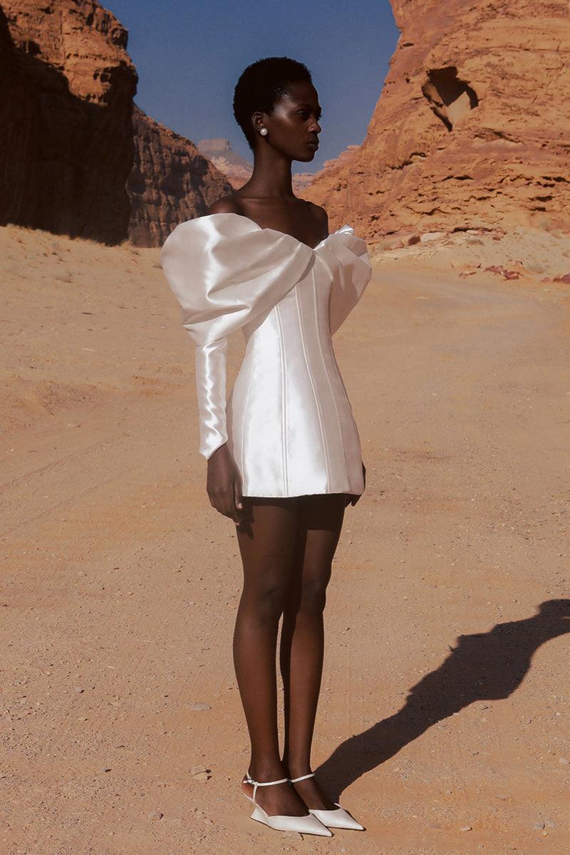 Nadal Dress - White - SHOPJAUS - JAUS