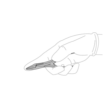 Nail pliers - Straight cut 15 mm - Tapered jaws - 11.5 cm - Ruck Ruck