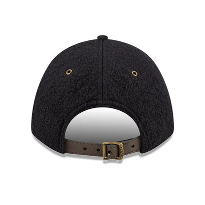 Pictured is this New Era Brushed Fleece 9FORTY M-Crown cap in black. 2