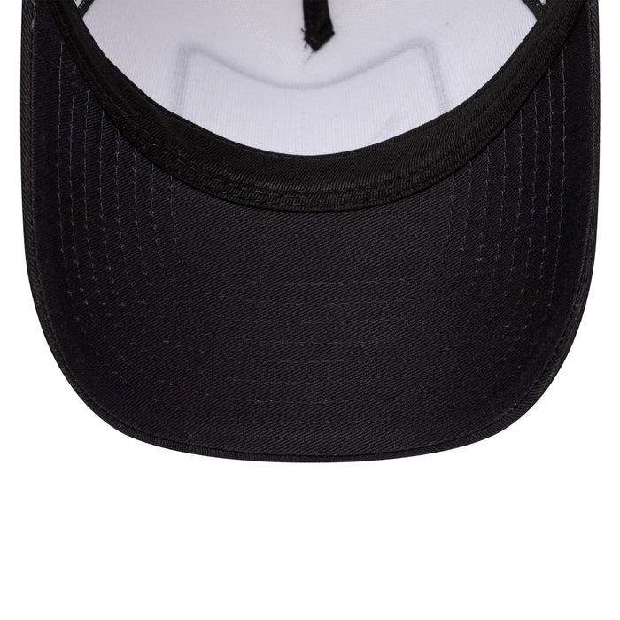 This is a New Era London Navy 9FORTY A-Frame Trucker Adjustable Cap 7
