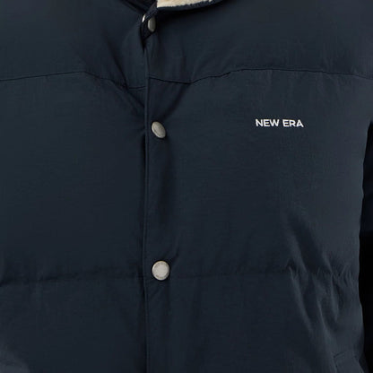 The Male model is wearing  New Era Organic Boa Neck Navy Jacket 6