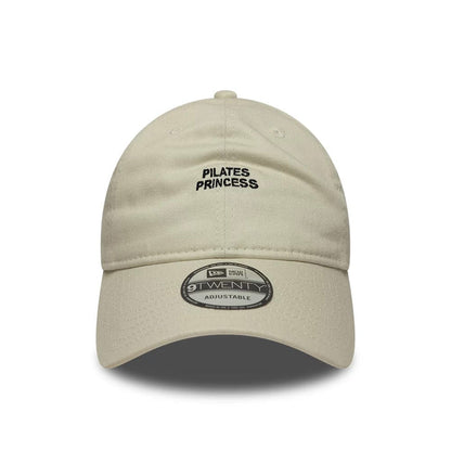 This is a  New Era Slogan Pilates Princess Light Beige 9TWENTY Adjustable Cap 2
