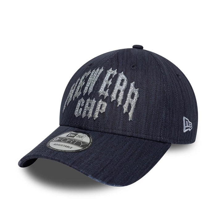 Pictured is this New Era Street Archived 9FORTY cap in navy. 1