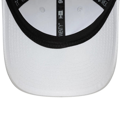 This is a New Era White 9TWENTY Adjustable Cap 7