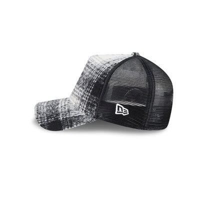 Pictured is this New Era 9FORTY A-Frame Trucker cap in white. 5