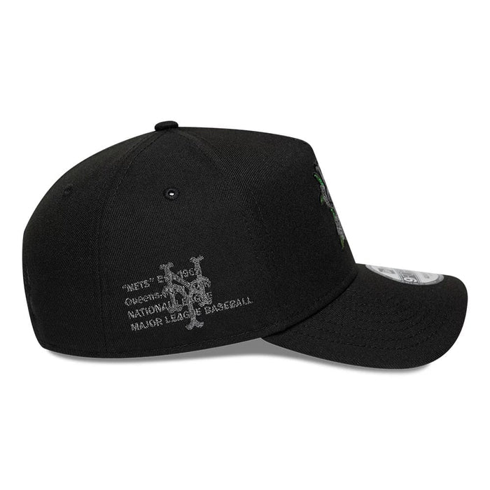 Pictured is this MLB New York Mets 9FORTY A-Frame cap in black. 5