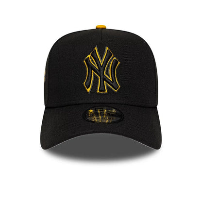 Pictured is this MLB Cooperstown New York Yankees 9FORTY A-Frame cap in black. 3