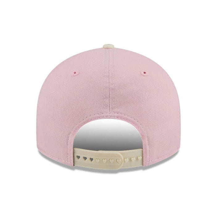 Pictured is this MLB Washed Tie Dye New York Yankees 9FIFTY Snapback cap in pastel pink. 6