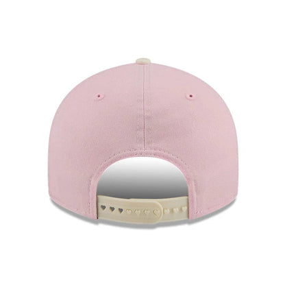 Pictured is this MLB Washed Tie Dye New York Yankees 9FIFTY Snapback cap in pastel pink. 6