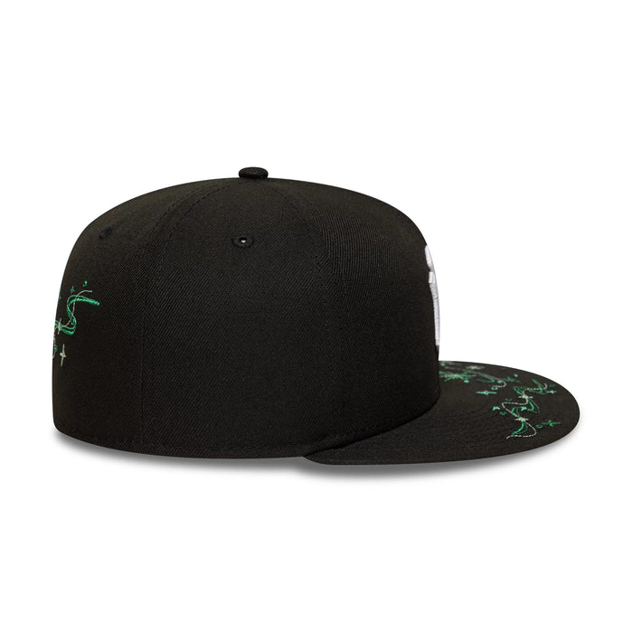 This is a New York Yankees MLB Zodiac Black 59FIFTY Fitted Cap 5