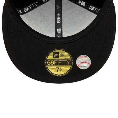 This is a New York Yankees MLB Zodiac Black 59FIFTY Fitted Cap 7