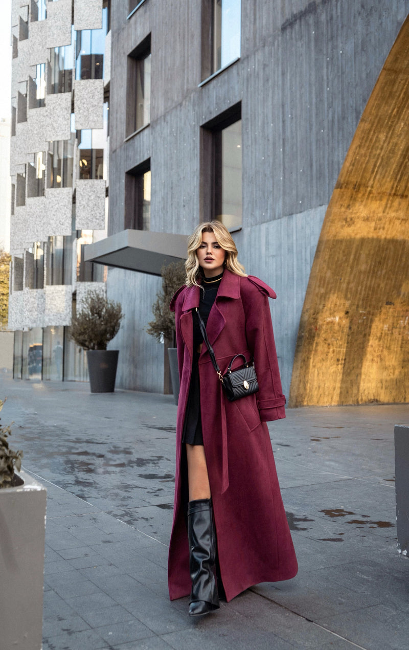 PALLTO E GJATE BURGUNDY