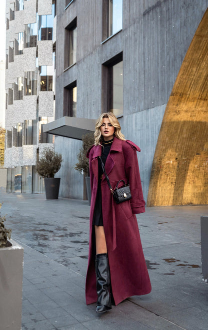 PALLTO E GJATE BURGUNDY