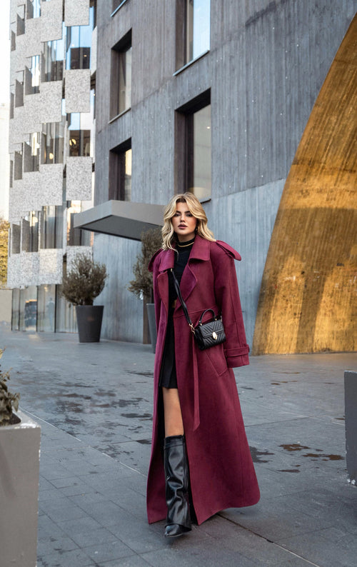 PALLTO E GJATE BURGUNDY